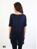 Breathable V Neck High-Low Short Sleeved Loose Top
